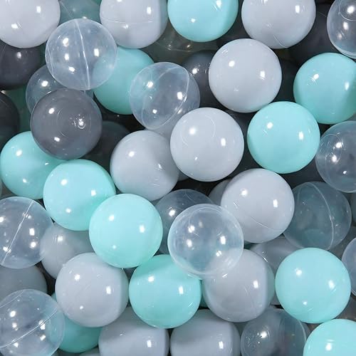 STARBOLO Pelotas para piscinas de bolas, 100 unidades, sin ftalatos, sin BPA, no tóxicas, de 2.16 pulgadas, a prueba de aplastamientos, pelotas de