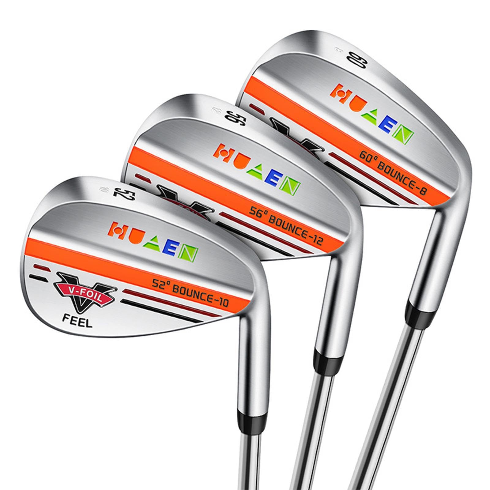 Professioneller Golfwedge mit gefräster Schlagfläche für Herren, Rechtshänder, aus rostfreiem Edelstahl Golfer.