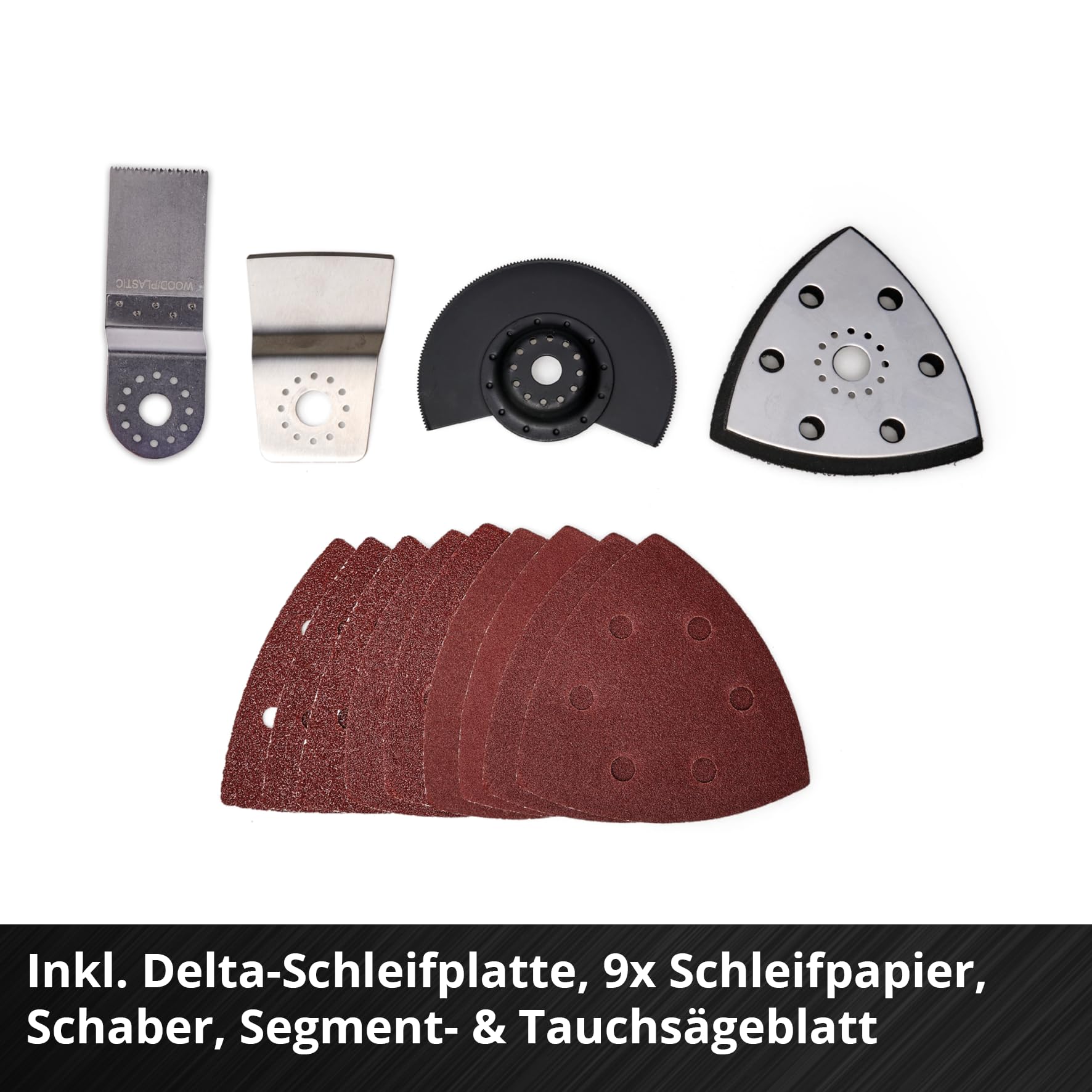 Einhell Akku-Multifunktionswerkzeug TE-MG 18/1 Li - Solo Power X-Change (18 V, 3 Funktionen, magnetische Werkzeugaufnahme, Drehzahlelektronik, inkl. Zubehör, ohne Akku)