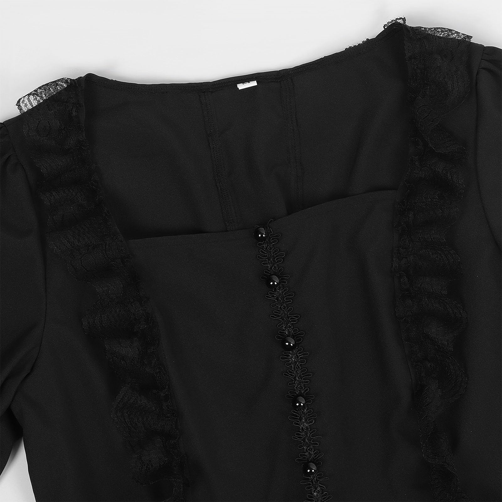 Generisch 2026 - Vestido elegante para cosplay, vestido de corte para mujer y hombre, estilo histórico, vestido medieval