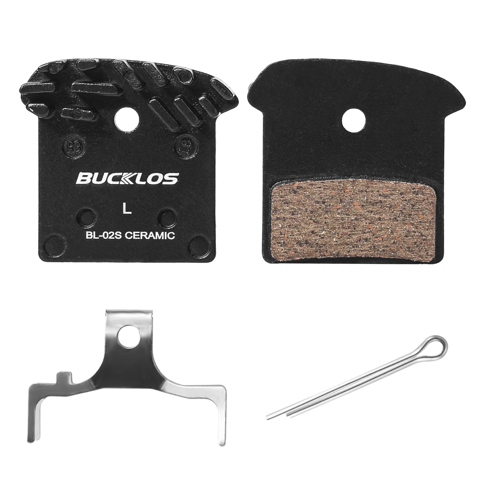 BUCKLOS Disc Brake Pads for Ceramic Shimano L03A L04C L05A K04S K04Ti K05S K05Ti M8110 M7110 R9170-F R8070-F R7070-F R4770-F RS805-F RS505-F RS405-F