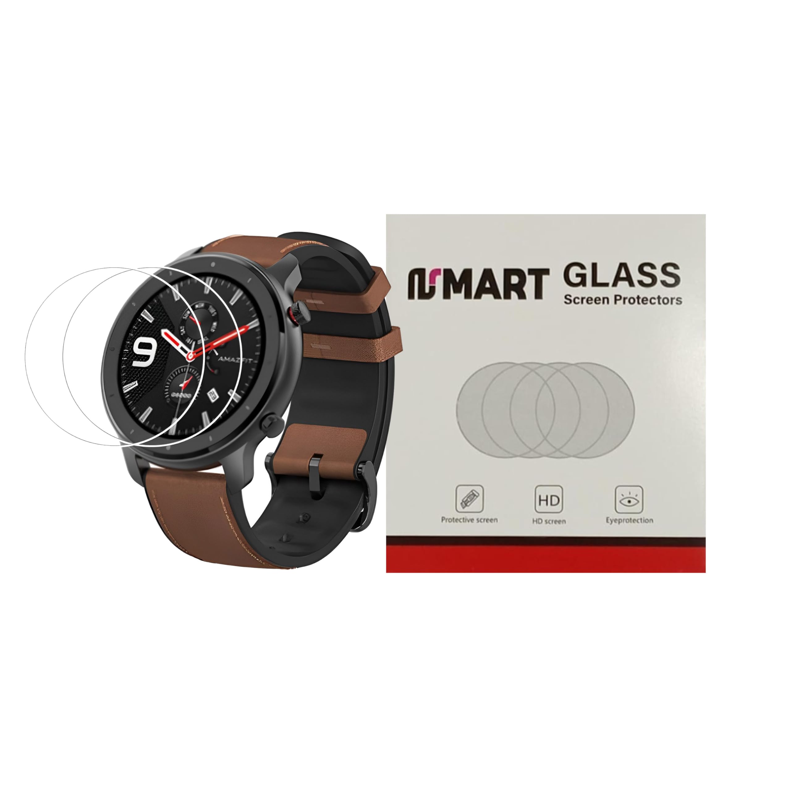 amazfit GTR 47mm【9Hガラスフィルム】 Amazon.com: Zshion for Amazfit GTR 47mm Screen Protector, 9H