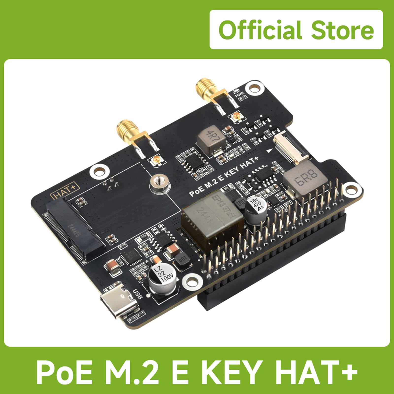 Placa adaptadora PCIe a E con función de alimentación a través de Ethernet E inalámbrica con interfaces de Antenas Módulo de Tarjeta de Red inalámbrica