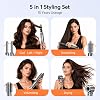 Bopcal Styler de Aire Caliente con Enrollado, Cepillo Secador Multi-Peinado, Cepillo Secador de 110,000 RPM de Secado Rápido con Auto-Rizado, Styler Iónico Sin Daño por Calor para Rizar, Alisar y Dar Volumen 3