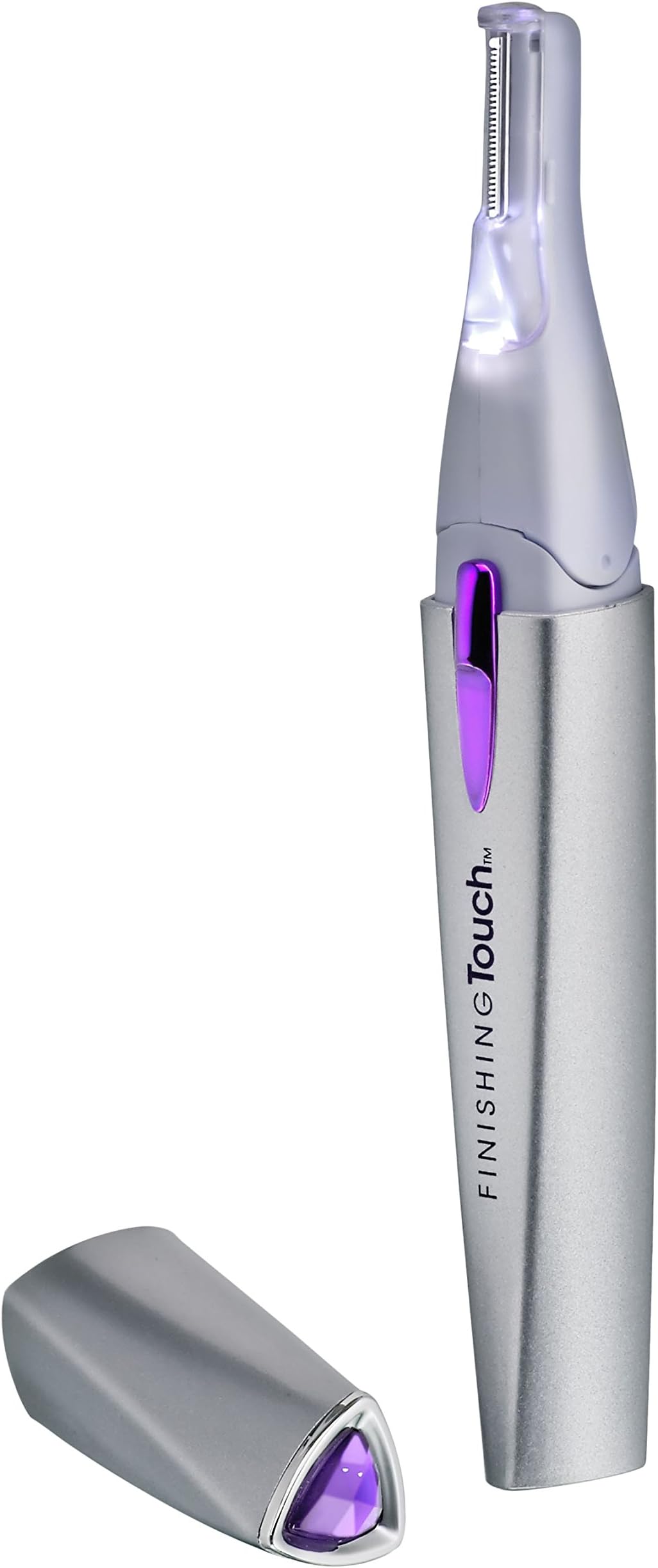 Finishing Touch: Womens Cordless Face & Body Fine Hair Trimmer - Safe & Care