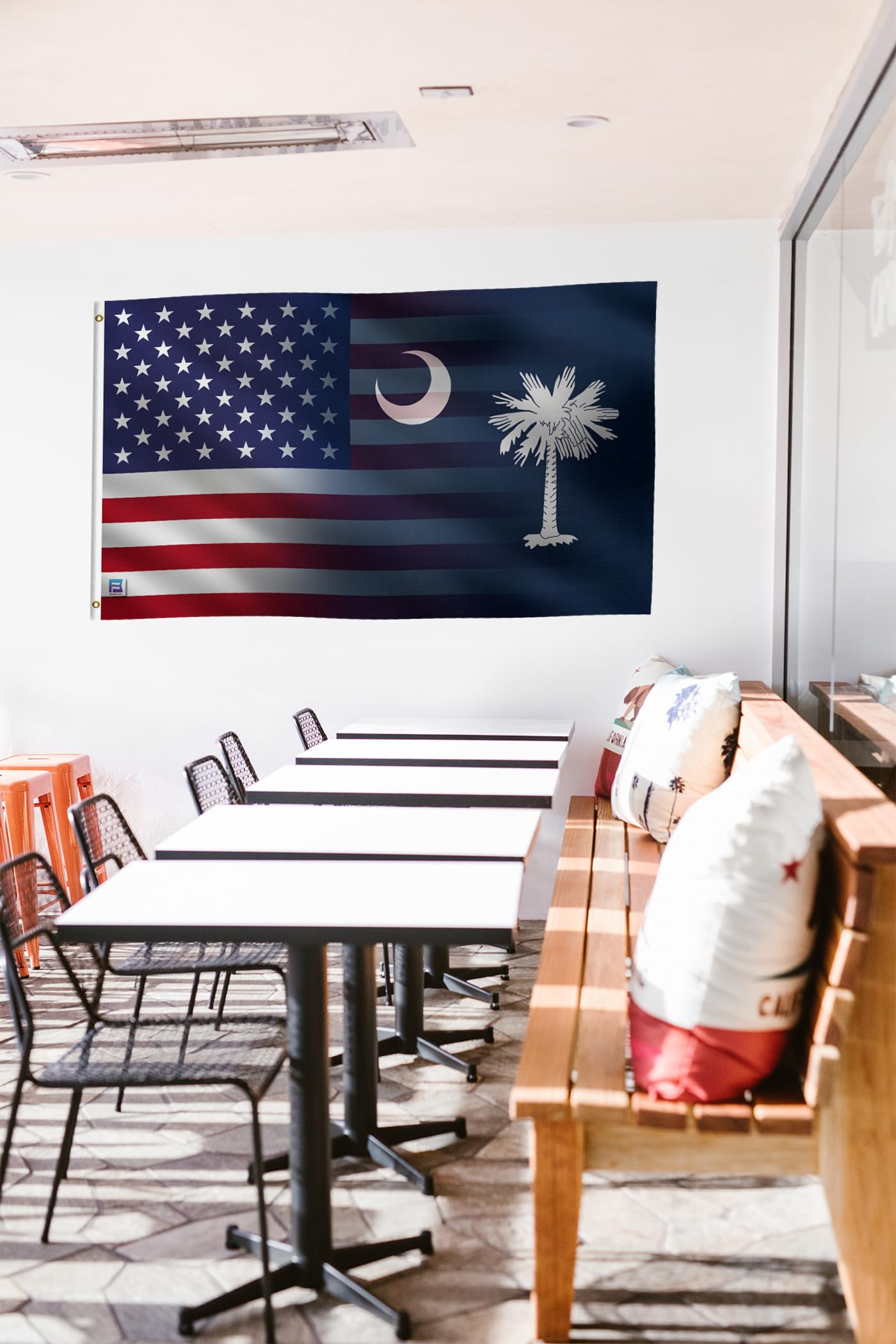 MWS Wholesale Combo USA & State of South Carolina 3x5 3'x5' Flag & Lapel Pin MWS Wholesale Combo USA & State of South Carolina 3x5 3'x5' Flag & Lapel Pin
