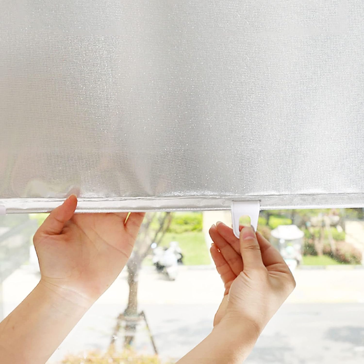 Blackout Roller Blind with Suction Cup,Sunshade Curtain Blackout