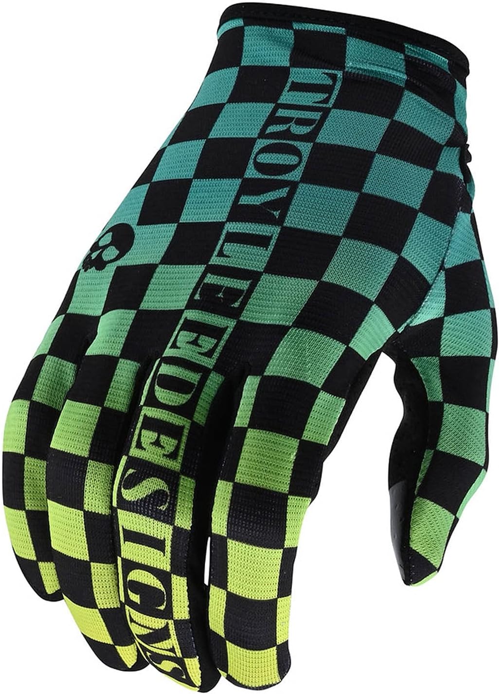 Troy Lee Designs Flowline Glove, Checkers - Green / Black - X-Large