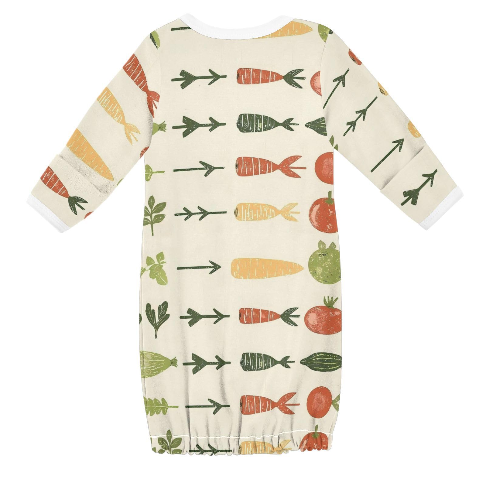 vvfelixl Baby Sleeper Gown for Newborn Boy Girls Cute Vegetables Infant Nightgown for 0-3 Months Multicolor