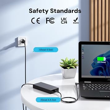 230W Charger Fit for MSI GS66 Stealth Eluktronics Gigabyte Laptop | Compatible Eluktronics MAG MAX Mech 15, Gigabyte Aero Aorus 15, Intel NUC PC, Chicony A17-230P1A, MSI GS65 GS75 GS76 Stealth