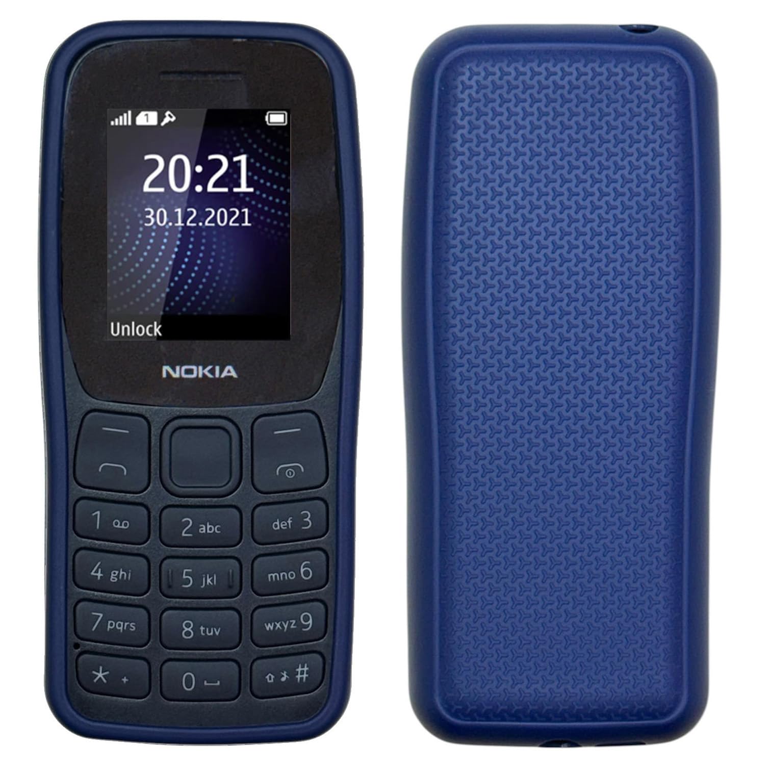 ZAOMA Premium Back Case TPU Cover Compatible for Nokia 105 Classic SS - Model No. : TA-1423 Keypad Mobile Feature Phone Matte Case (N105CLS_MATBLK) — Amazon image 6