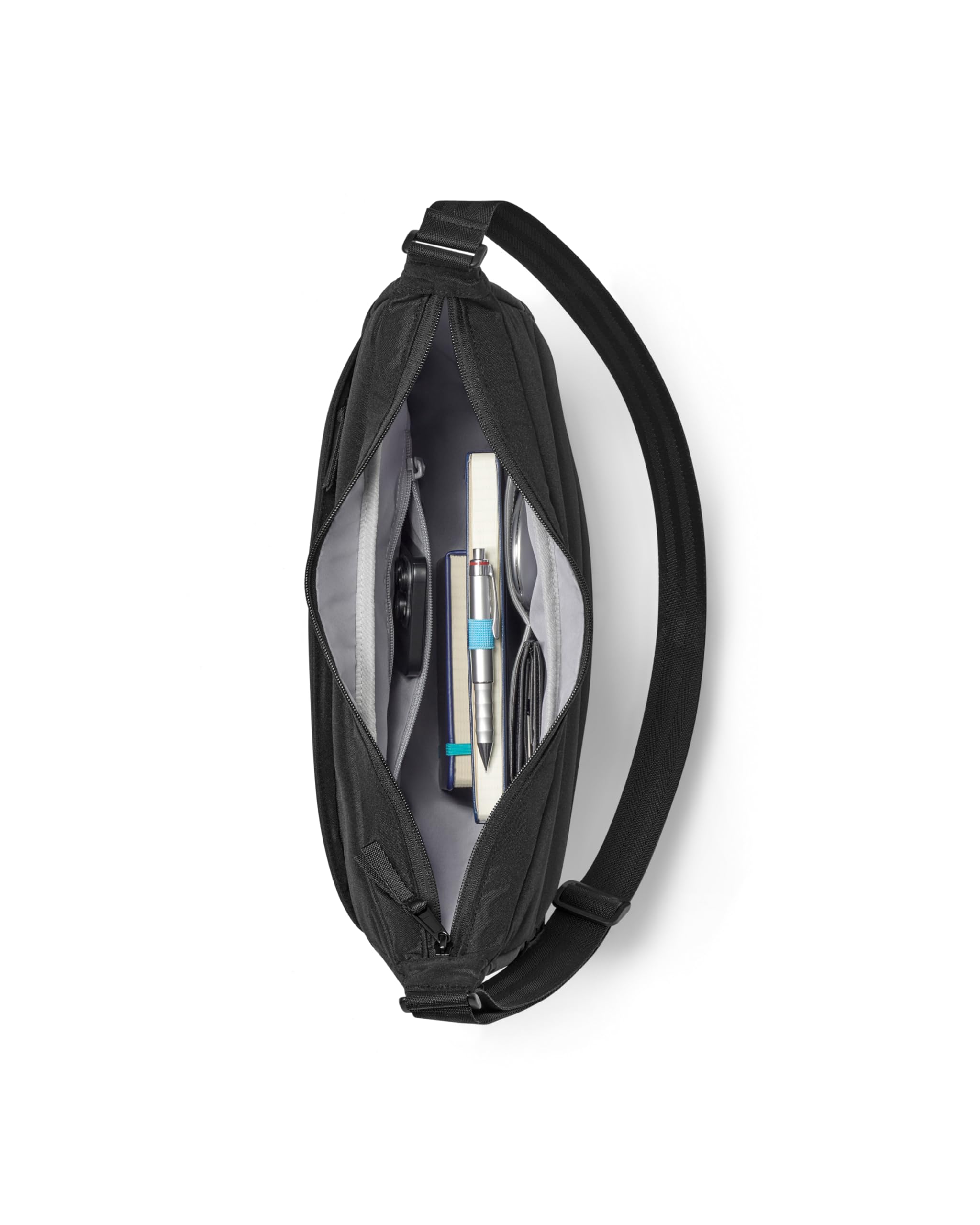 LARKSON Crossbody Bag Mujer y Hombre - Emma - Bolso Bandolera con Diseño de Media Luna - Bolso de Hombro Semicircular - Puffy Half Moon Bag - Repelente al Agua