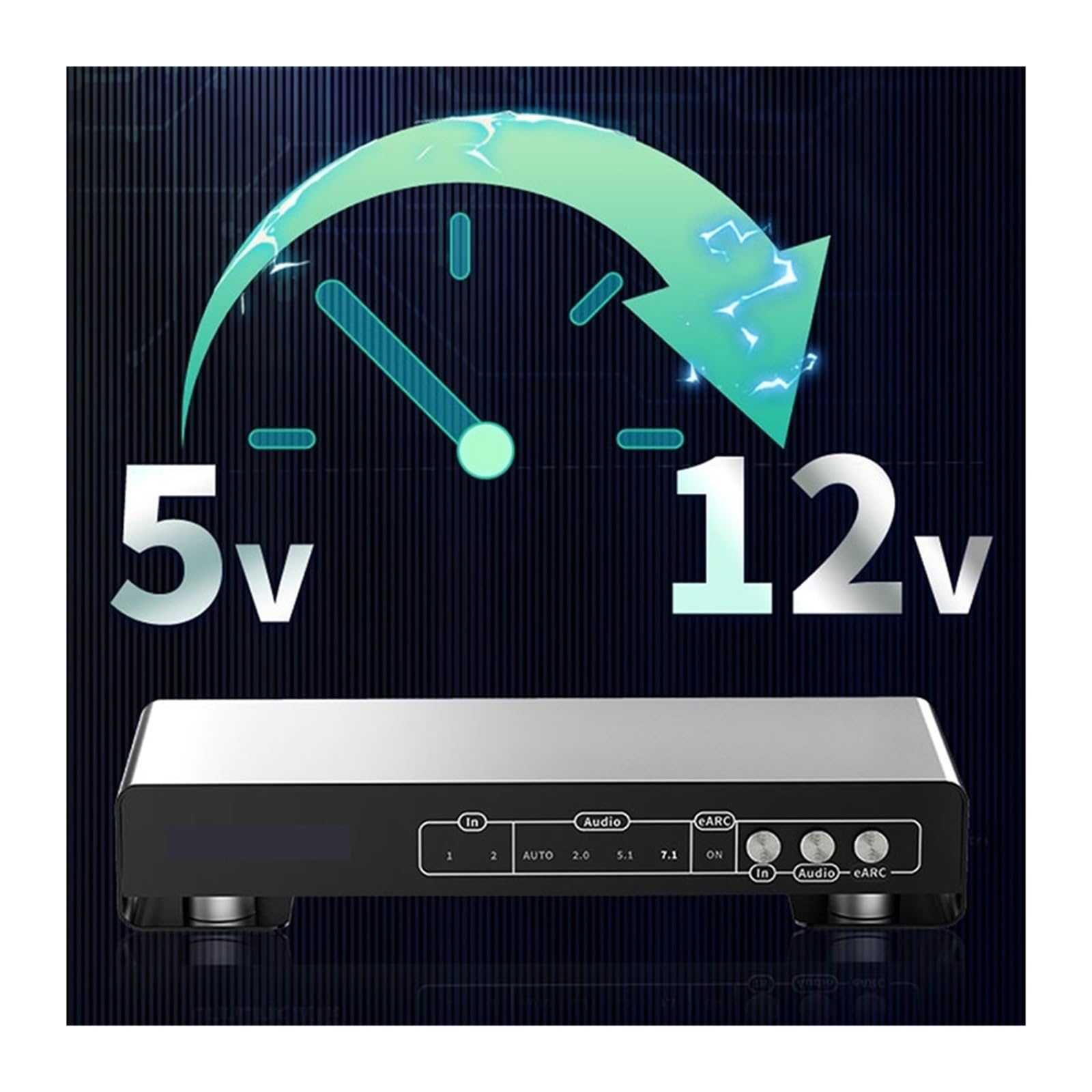 Estrattore Audio EARC 4K60Hz a R/L Ottico Toslink R/L Spdif 7.1/5.1 convertitore Audio Switch Splitter