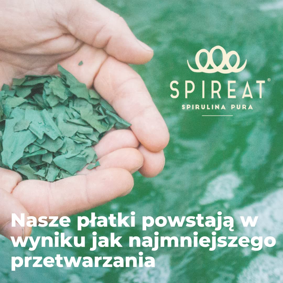 Spirulina Pura formato 100 grammi - raw - in scaglie croccanti - Italiana - Biologica - ricca di vitamine e minerali - antiossidante - alto contenuto proteico