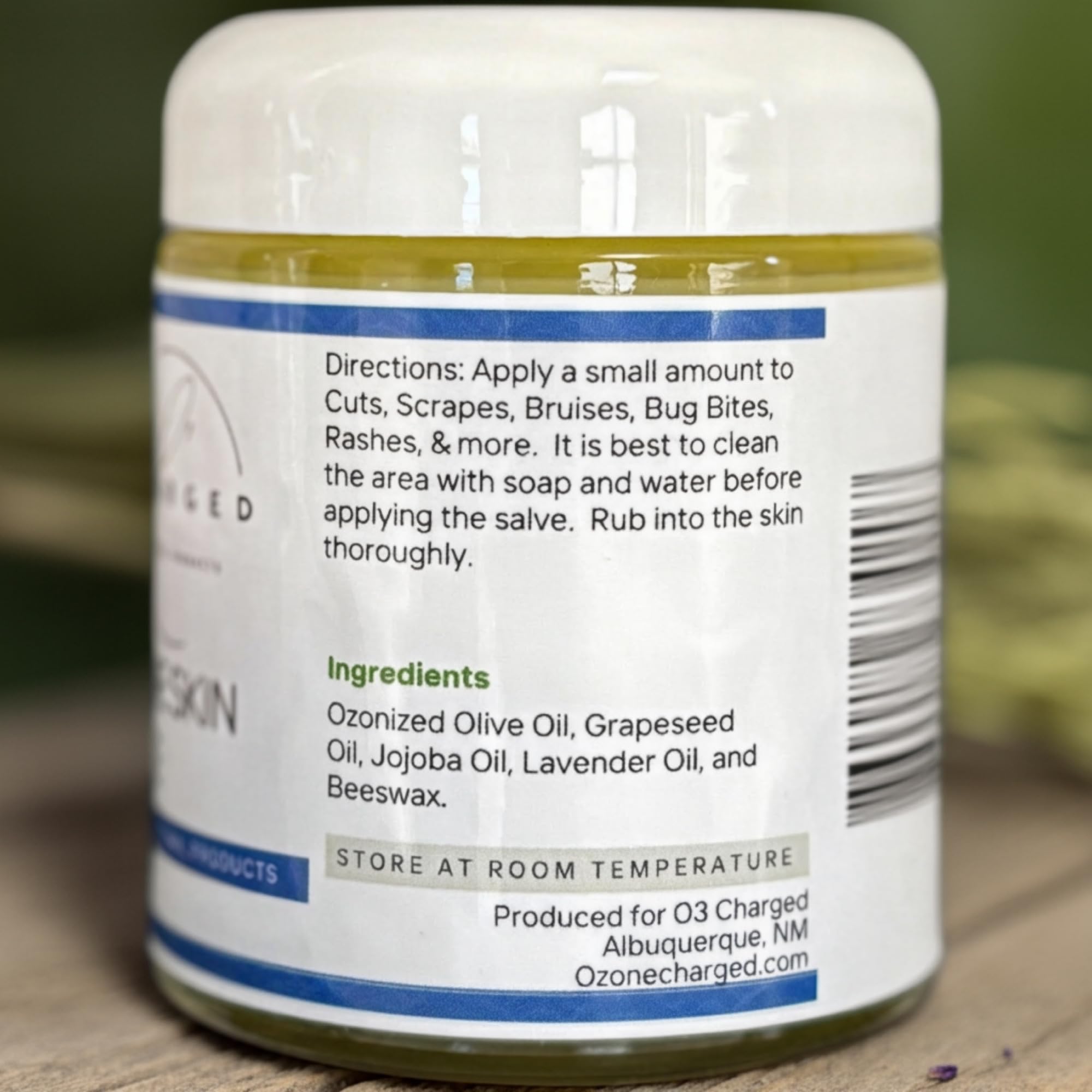 Amazon.com: O3 Charged Ozone Skin Salve, Ozone Oil, Natural Skin