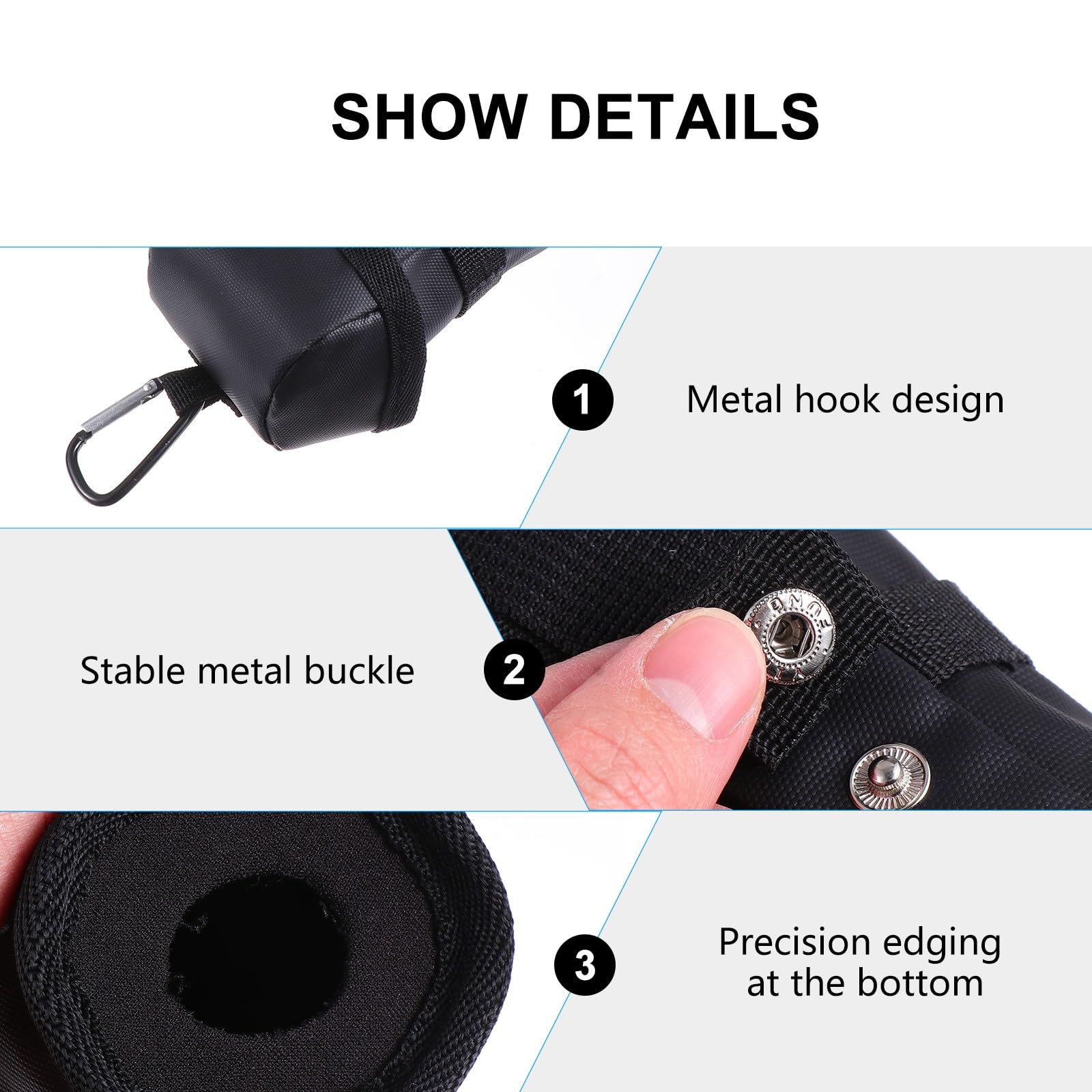 Tragbare Golfball Tasche aus Leichtem Material Kompakte Mini Aufbewahrungstasche für Bälle Einfache und Praktische Golfzubehör Tasche für Unterwegs und Platzsparendes Verstauen