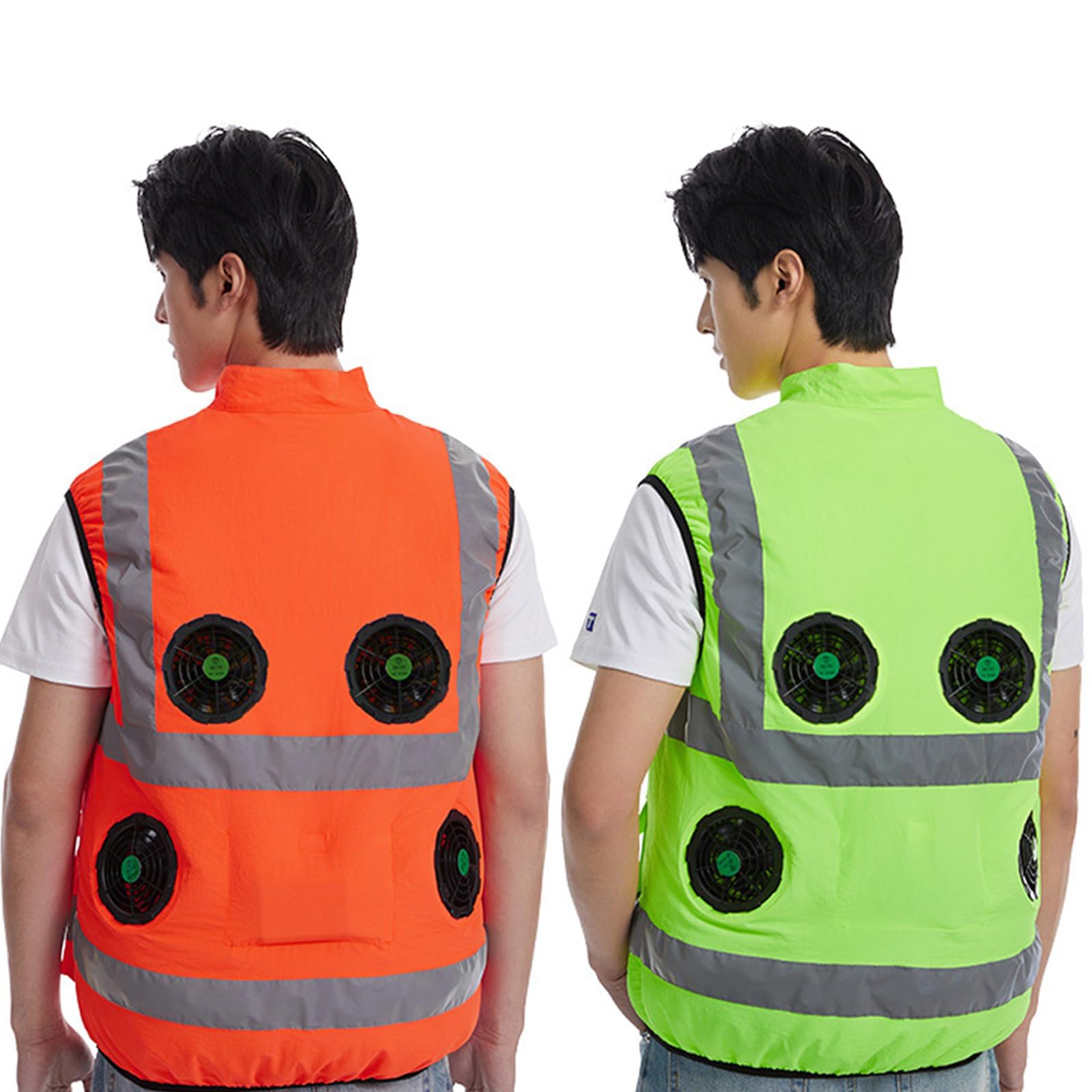 Chaleco reflectante de refrigeración de trabajo con cuatro