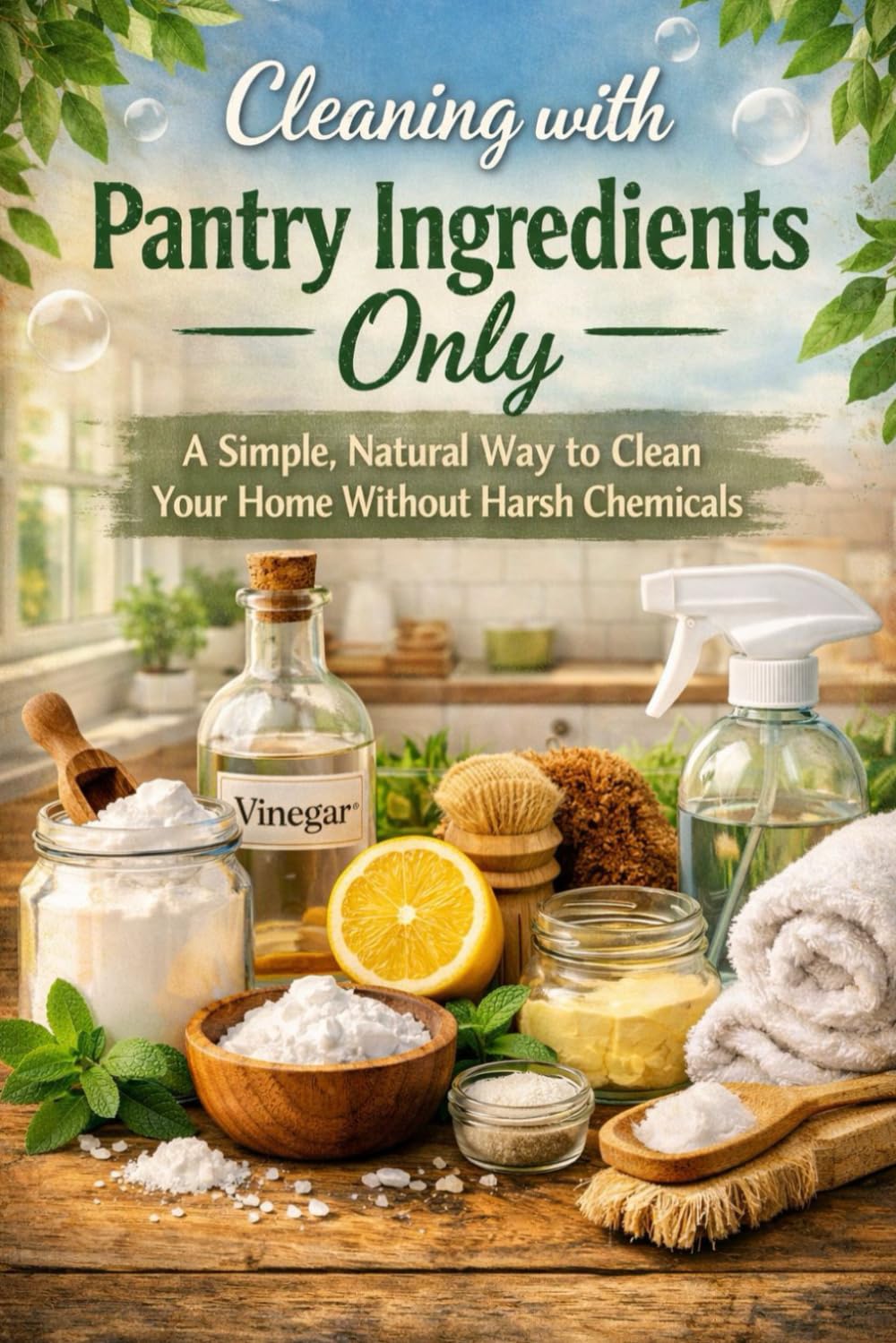 Cleaning with Pantry Ingredients Only: A Simple, Natural Way to Clean Your Home Without Harsh Chemicals