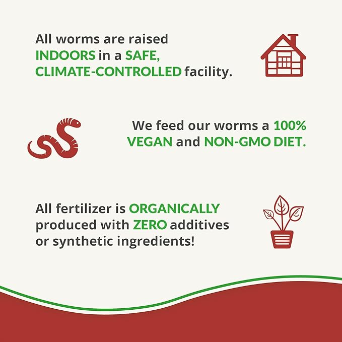 Worm Bliss (8 Qts) - Humus de Lombriz Orgánico para Plantas y Jardinería - Fertilizante OMRI miniatura 4
