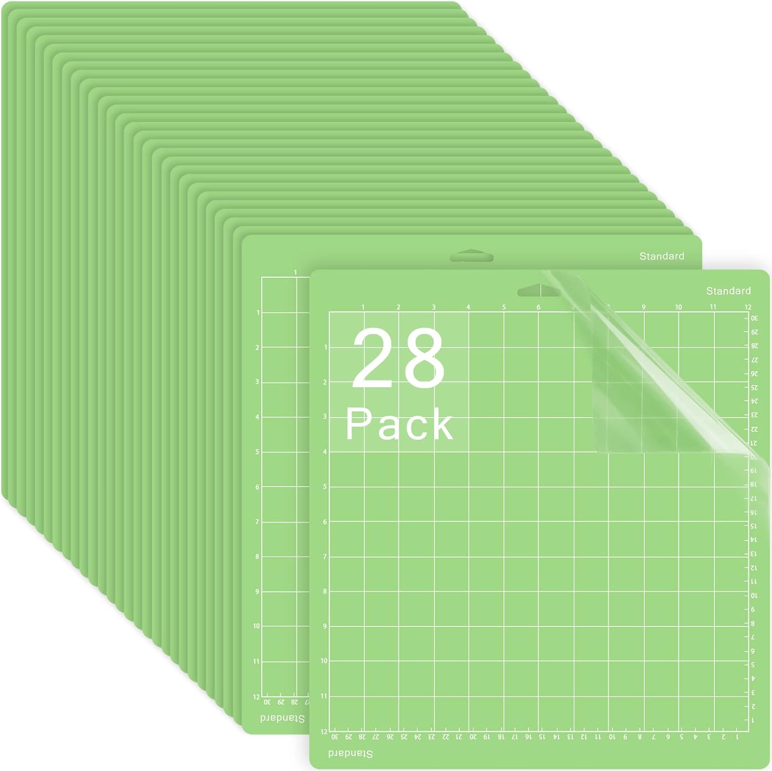 Cutting Mat for Cricut 28 Pack 12x12 Inch Standard Green