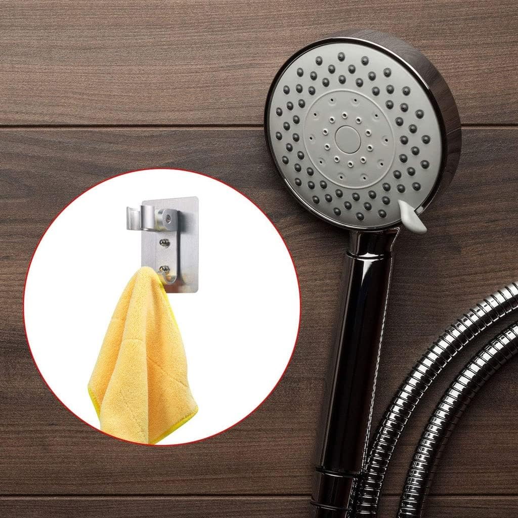 Aluminum Shower Holder Adjustable Punch Free Bathroom Stand Bracket Wall Mounted Kitchen Restroom Accessories