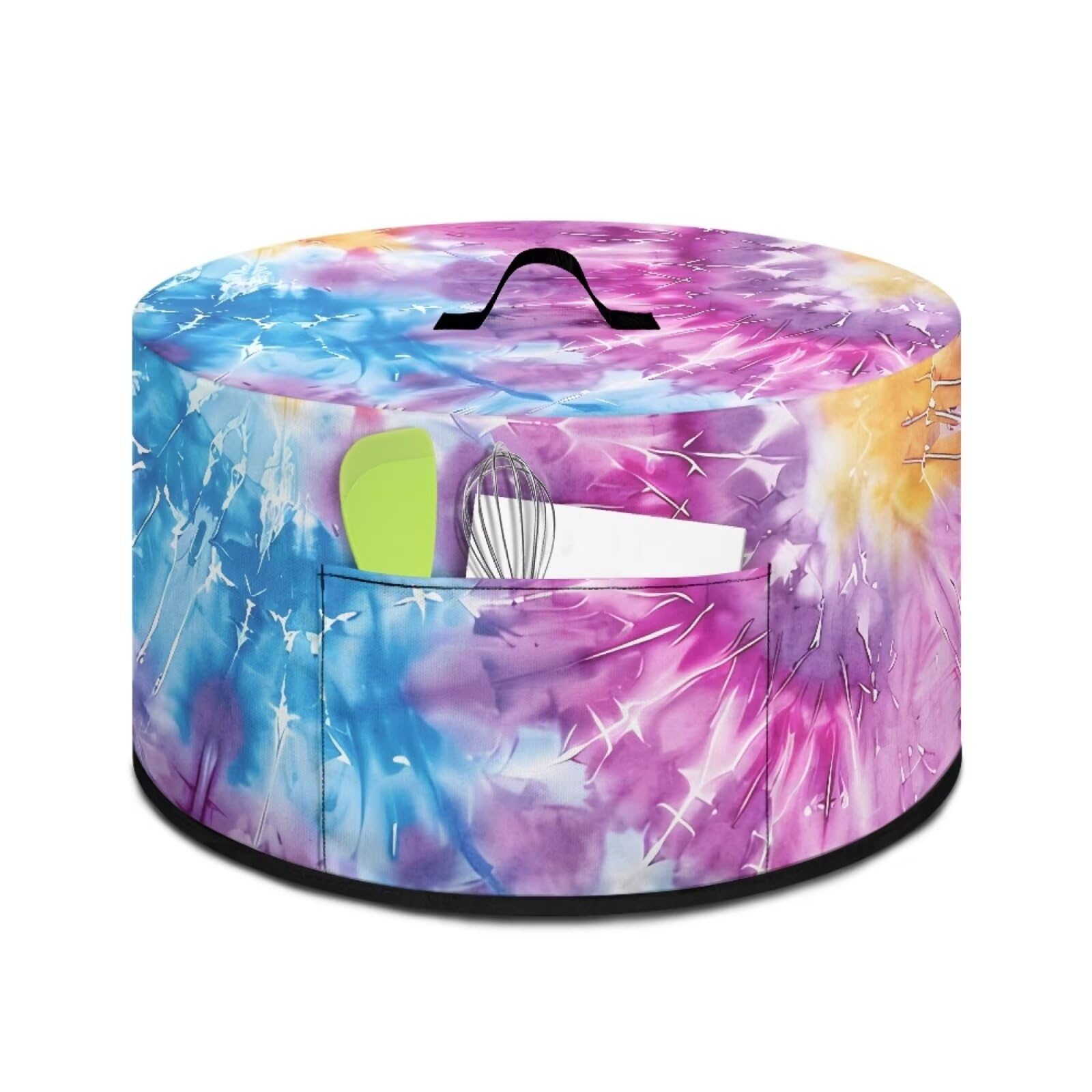 Maiyoinou Slow Cooker Protector Compatible with Most Standard Slow Cooker and Accessories Reusable Portable Slow Cooker Cover Housewarming, Tie Dye