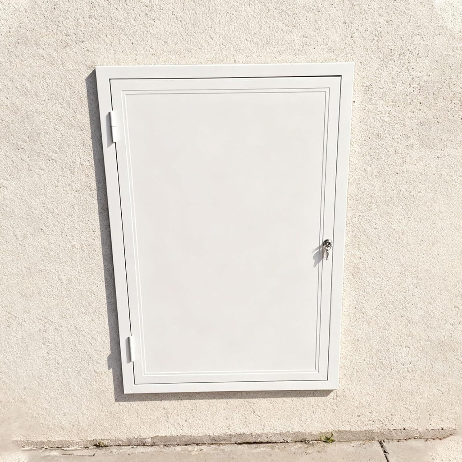 Cucce One Color Pipe Inspection Hatch Access Panel Drywall Access Hatch Door Indoor Outdoor, Lockable Plumbing Revision Hatch For Hvac(12X16in(30.5X40.6cm))