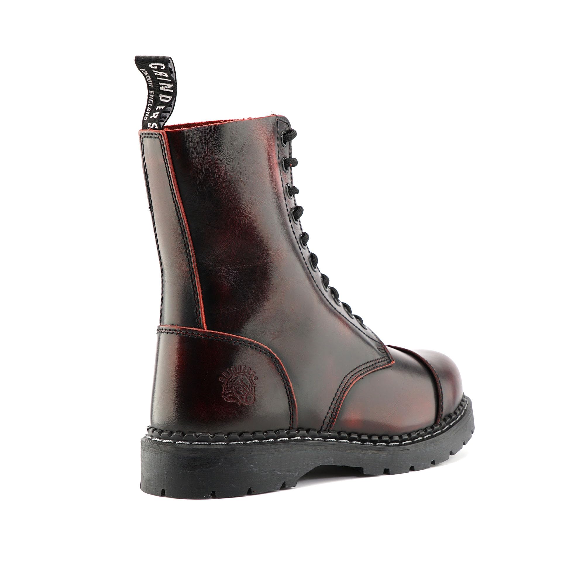 Grinders Botas con Cordones y Puntera de Acero de Cuero ACS, Unisex