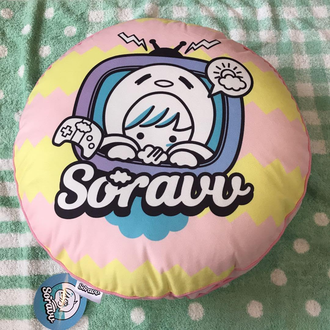 Amazon.co.jp: Soravv そらびび ラウンド クッション グッズ : ホーム 