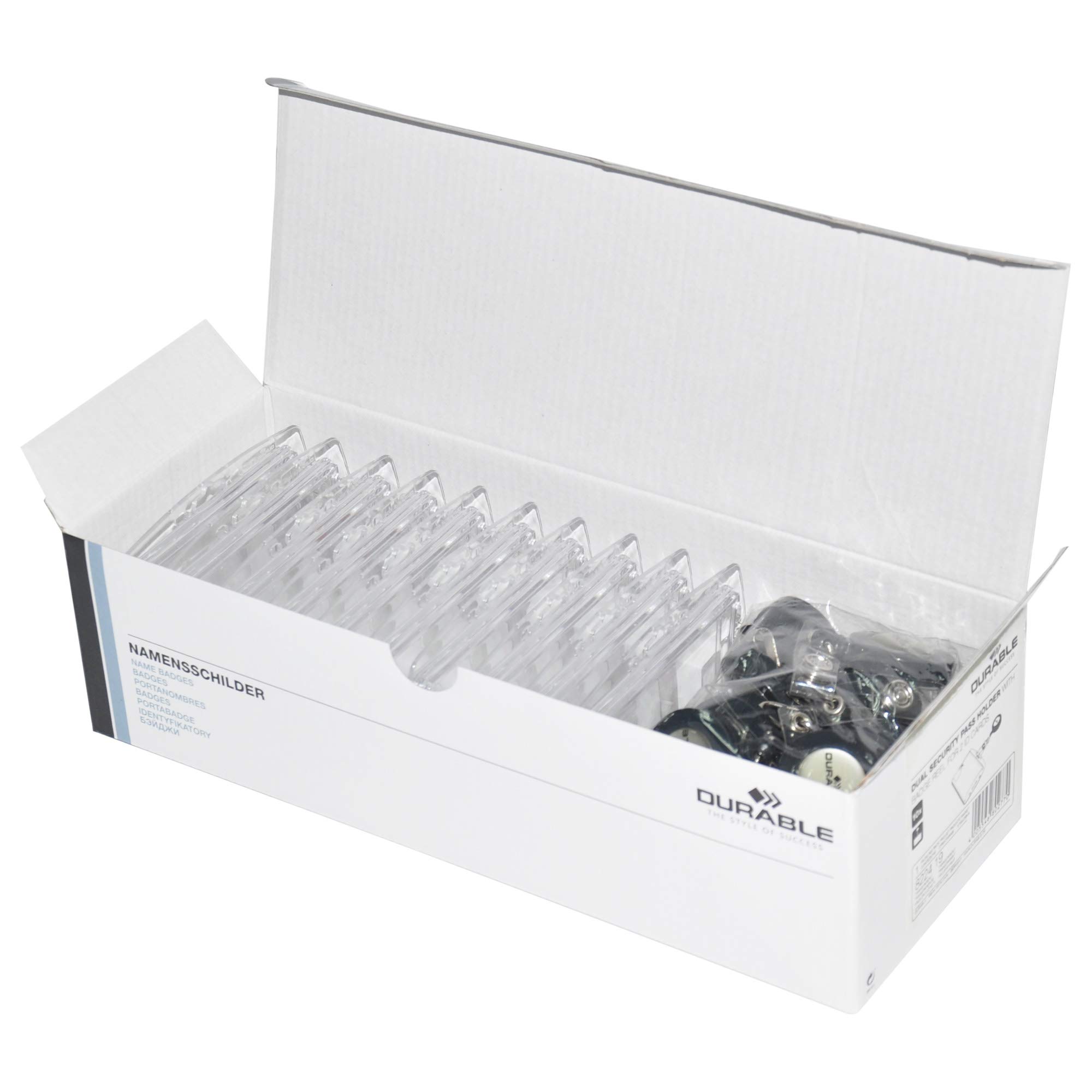 Durable Ausweishalter für Ausweis (DUNA8224, 10 Stück)