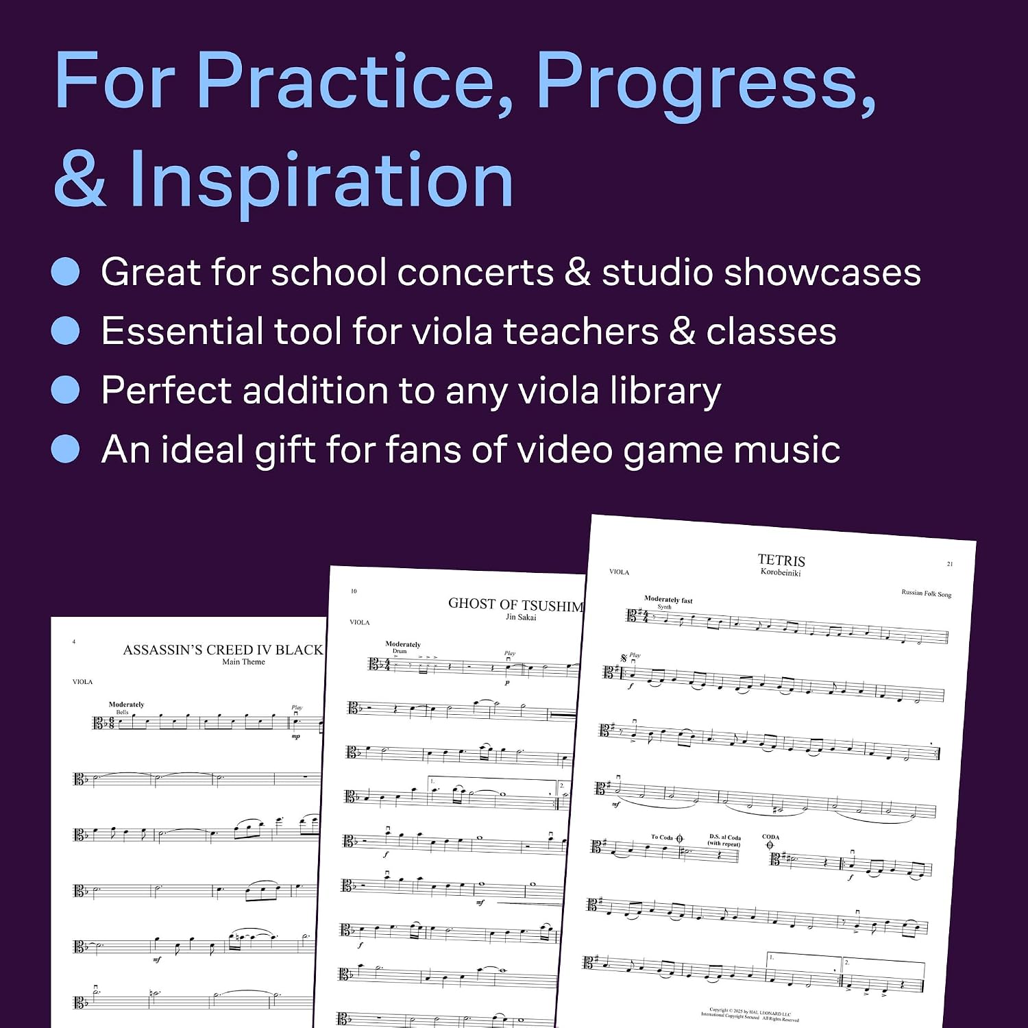 Popular Video Game Music - Viola | Sheet Music with Online Audio Tracks | Instrumental Play-Along Songbook for Gamers and Musicians | Viola Game Theme Solos for Intermediate Practice and Performance image 5