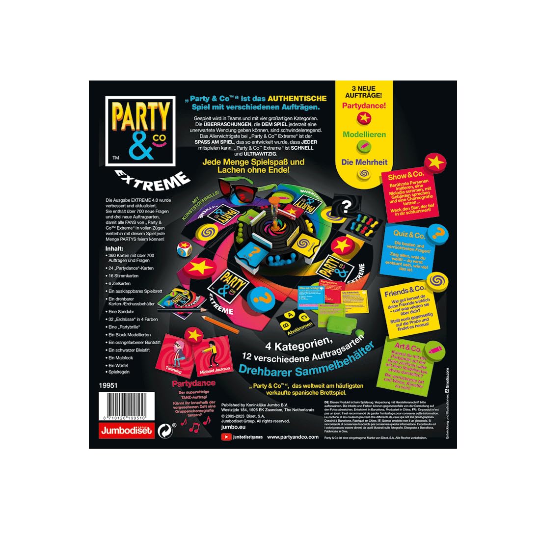 Jumbo - Party & Co. Extreme 4.0 Juego de Tablero (19951) (edición aleman)