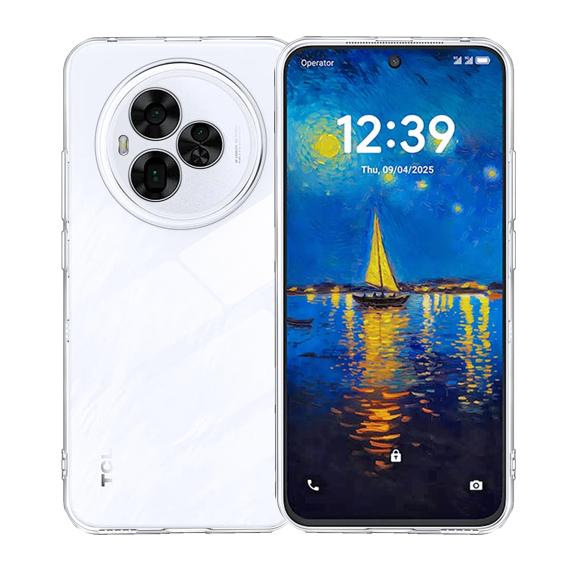 zZjoOoj Hülle für TCL NxtPaper 60 Ultra Case,Soft Schutzhülle Liquid Silicone Cover,Hochwertiges Silikon Premium TPU Handyhülle für TCL NxtPaper 60 Ultra -Transparent