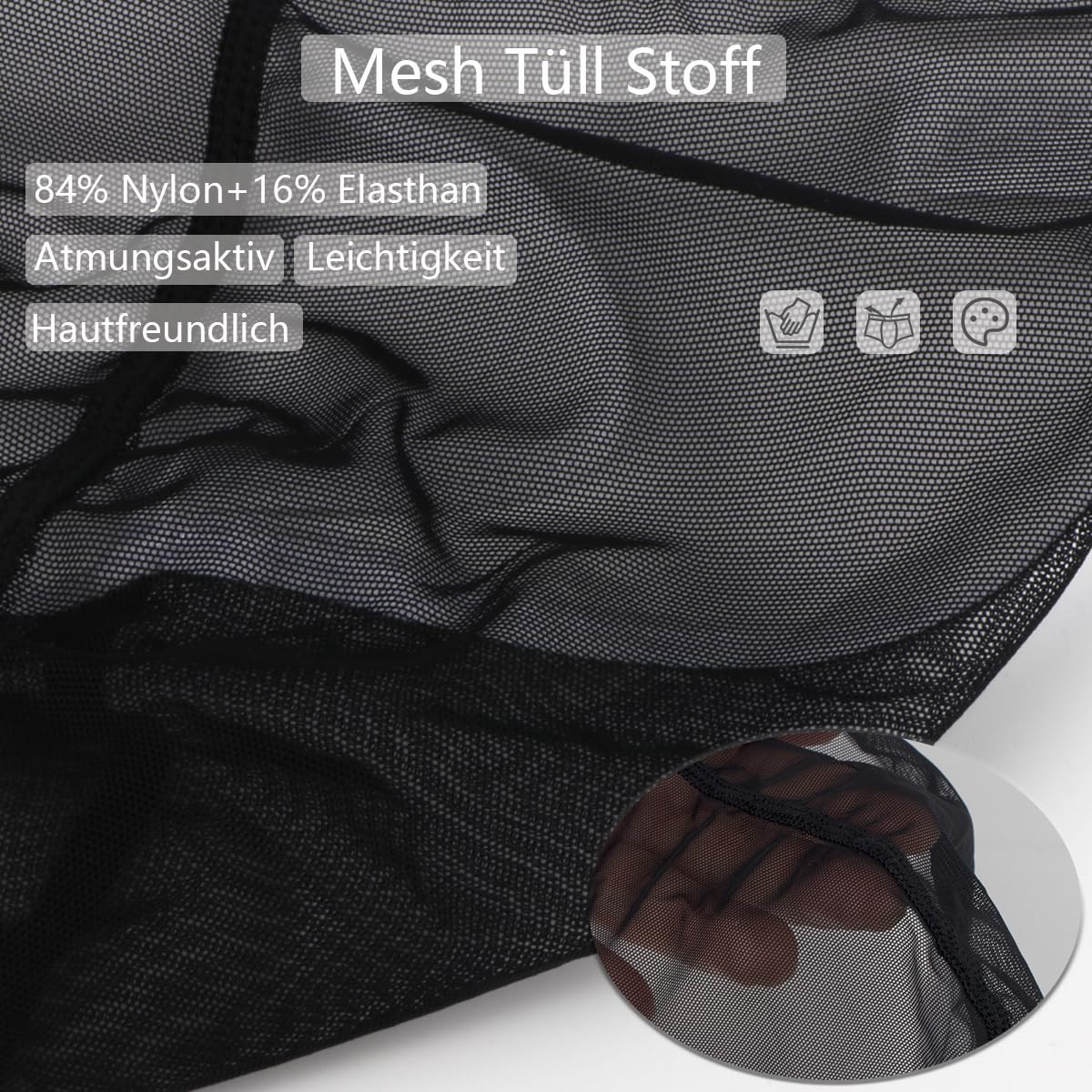Niedrige Taille Herren Strings Weich und Bequem Leicht Dehnbar