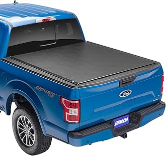 Tonno Pro Lo Roll, Soft Roll-up Truck Bed Tonneau Cover | LR-2020 | Fits 2009 - 2018, 2019 - 2020 Classic Dodge Ram 1500/2500/3500 5' 7" Bed (67.4")