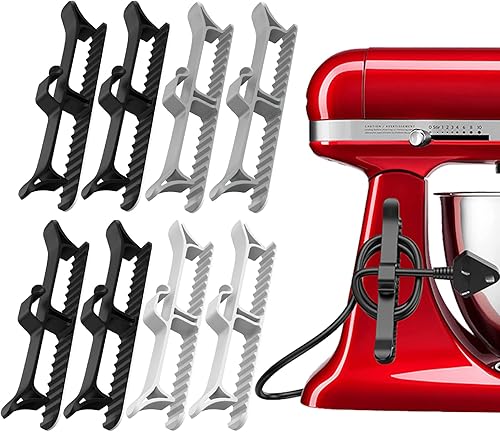 XYOFUN - Organizador de cables para electrodomésticos de cocina 8 unidades soporte de envoltura para bobinador de cables envolturas de cables para