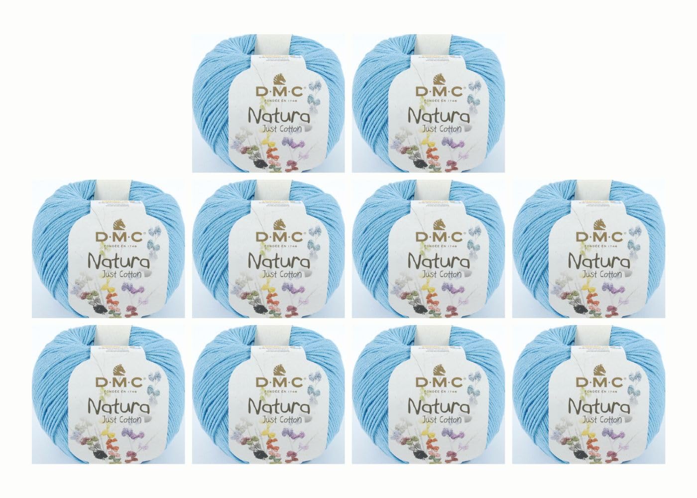 Coton Natura 10 PELOTES DE 50G (Boite de 10)