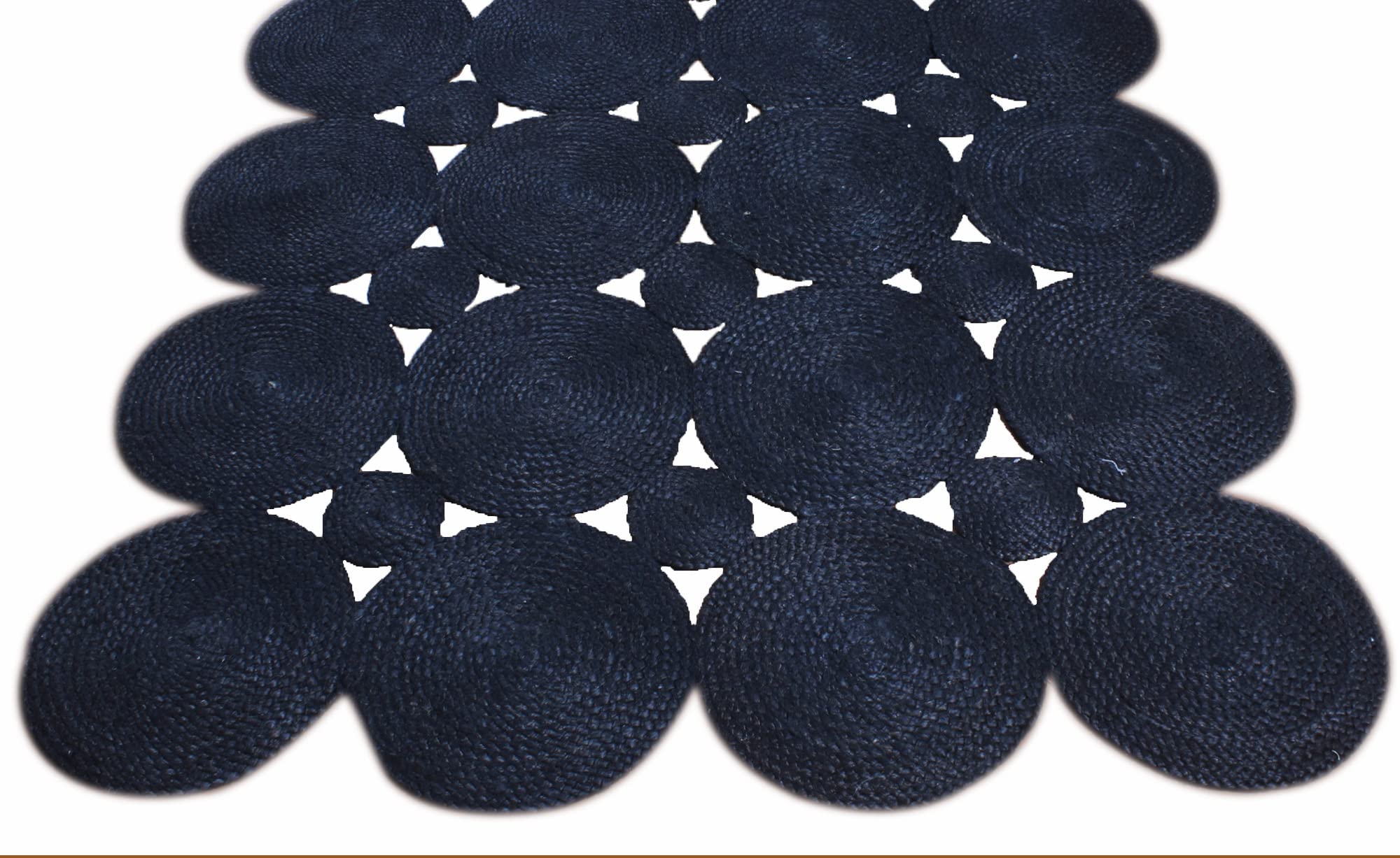 Handgefertigt Geflochtener Teppich Wohnzimmer Jute Teppich Handgewebt Jute Teppich Küche Esszimmer Teppich Natur Kelim Bodenteppich 90 x 300 cm (3 x 10 Fuß Läufer)