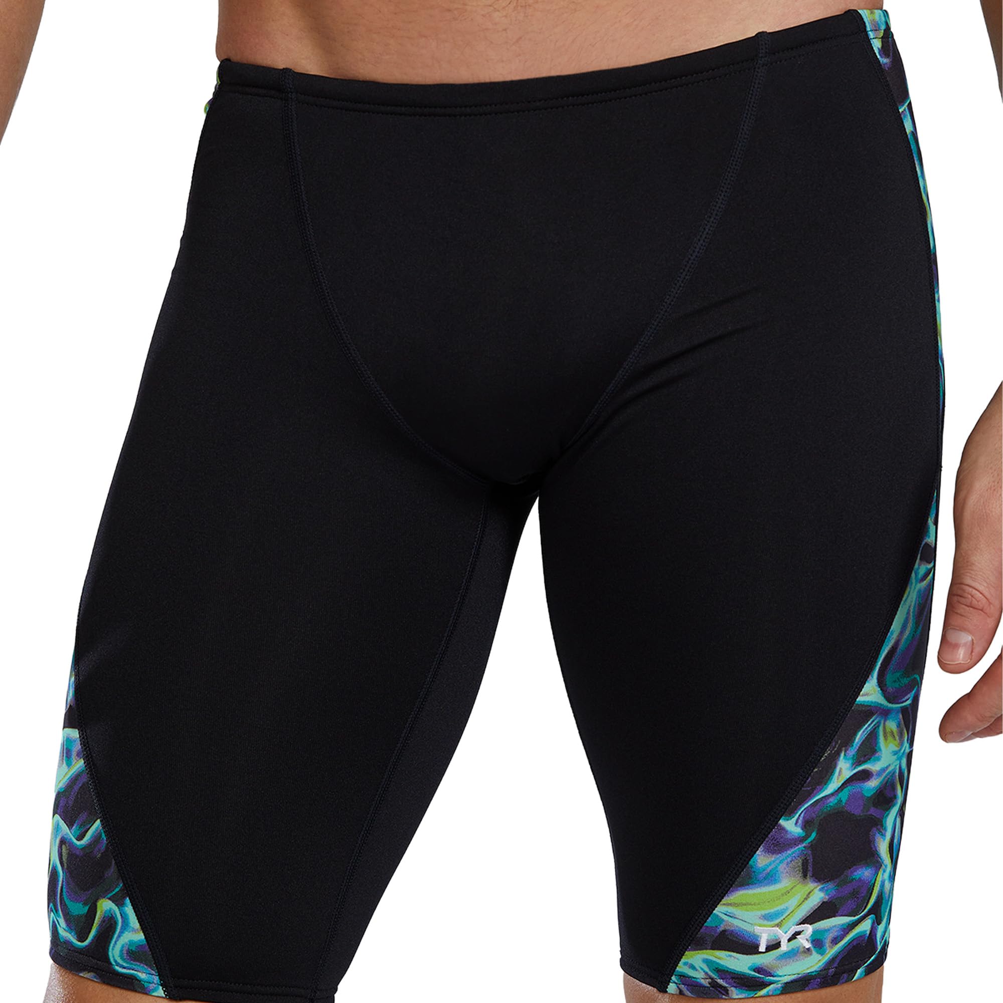 TYR Durafast Elite Blade Splice Jammer Swimsuit Costume a Pantaloncino Uomo