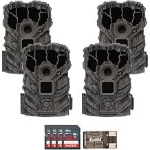 Stealth Cam Browtine 14MP Trail Camera Bundle | 32GB Memory Card, 4-Pack, Card Reader, 9 items