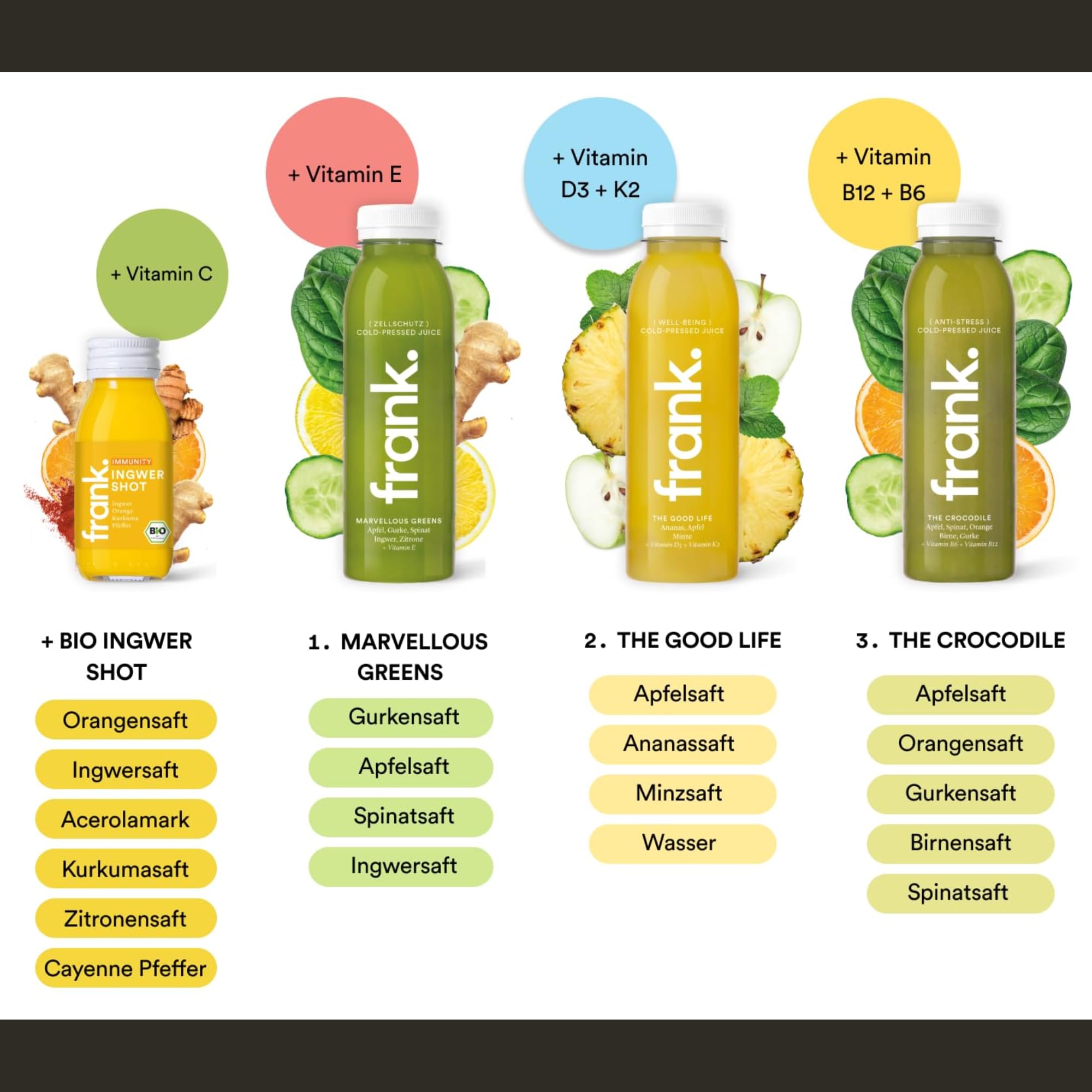 FRANK JUICE® Saftkur 5 Tage (Starter)