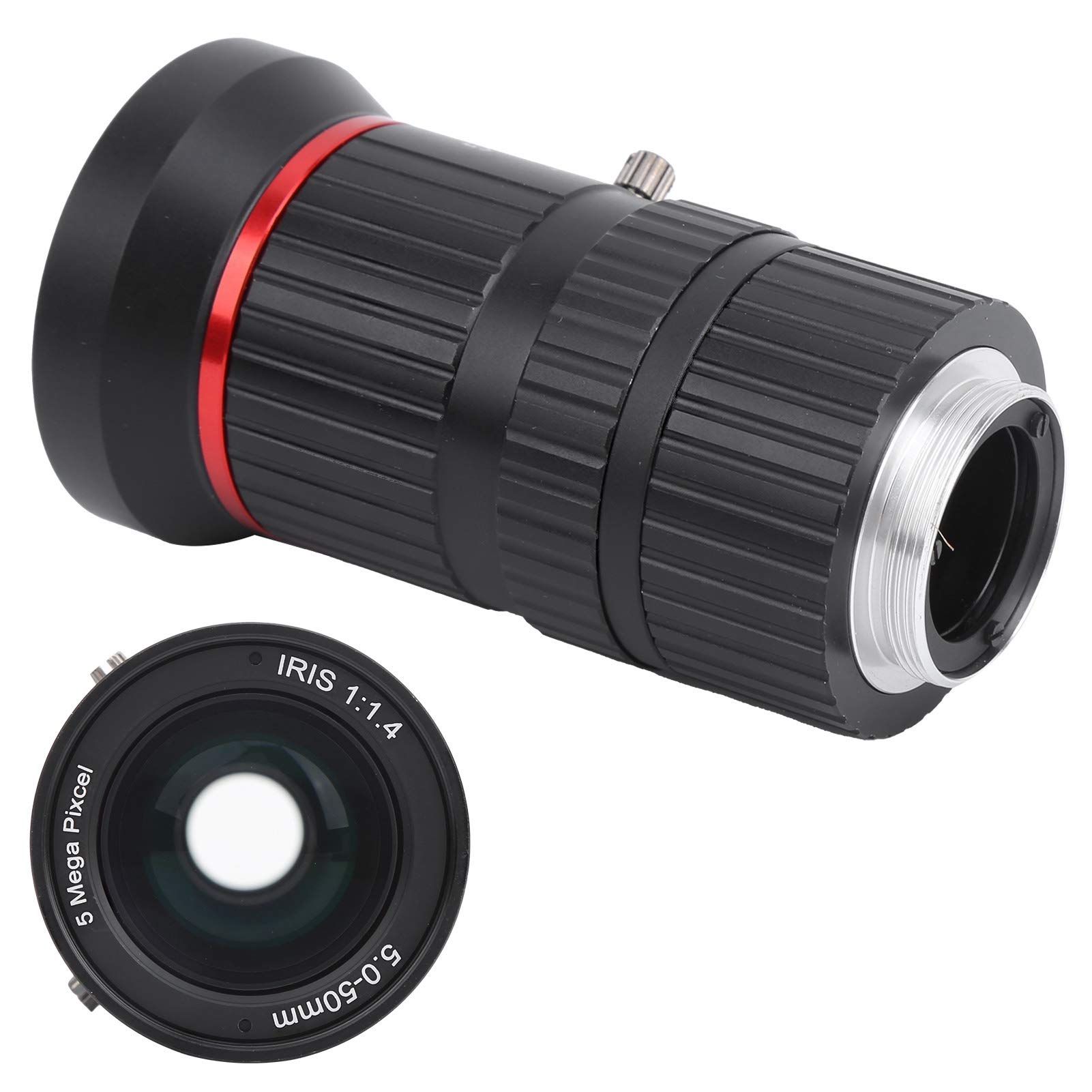 Generic Lente de Montura CS, Material de Aleació de Aluminio de Calidad Útil para Lentes de Cámara de Composiciónica de Imagenes, para Mujer y Hombre