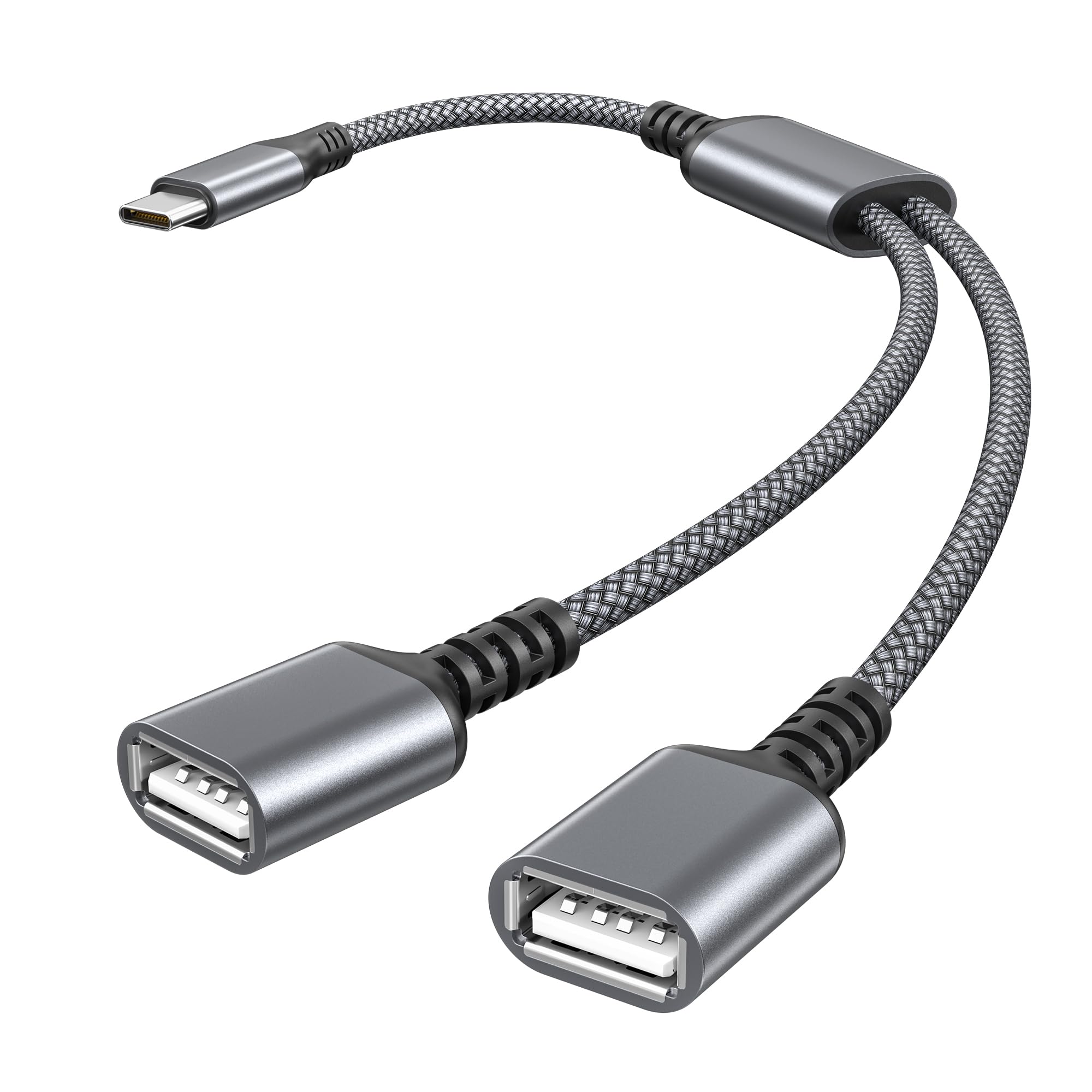 Amazon.co.jp: Basesailor USB-C OTG スプリッタ―Yケーブル 0.3M、Type