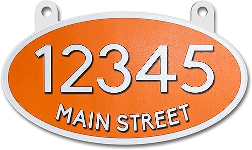 Miniatura 7 de Letrero reflectante para colgar en buzón de correo, doble cara