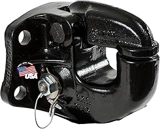 Buyers Products PH45 45 Ton Pintle Hook, Heavy Duty, 90,000 lbs MGTW, 18,000 lbs MVL Military Hitch, Pintle Hook Hitch for...