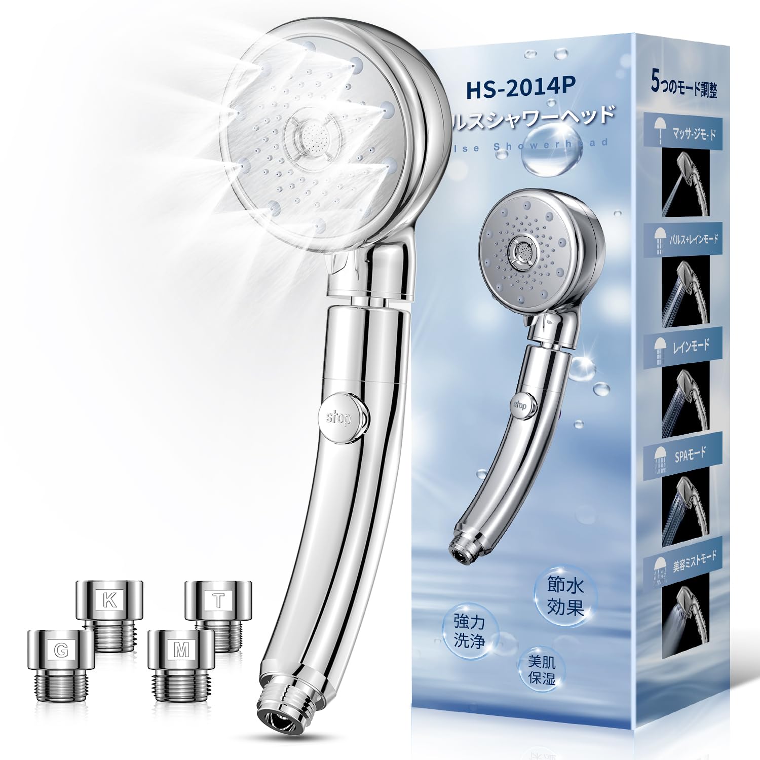 Amazon.co.jp: シャワーヘッド マイクロナノバブル 【2025新モデル・美  