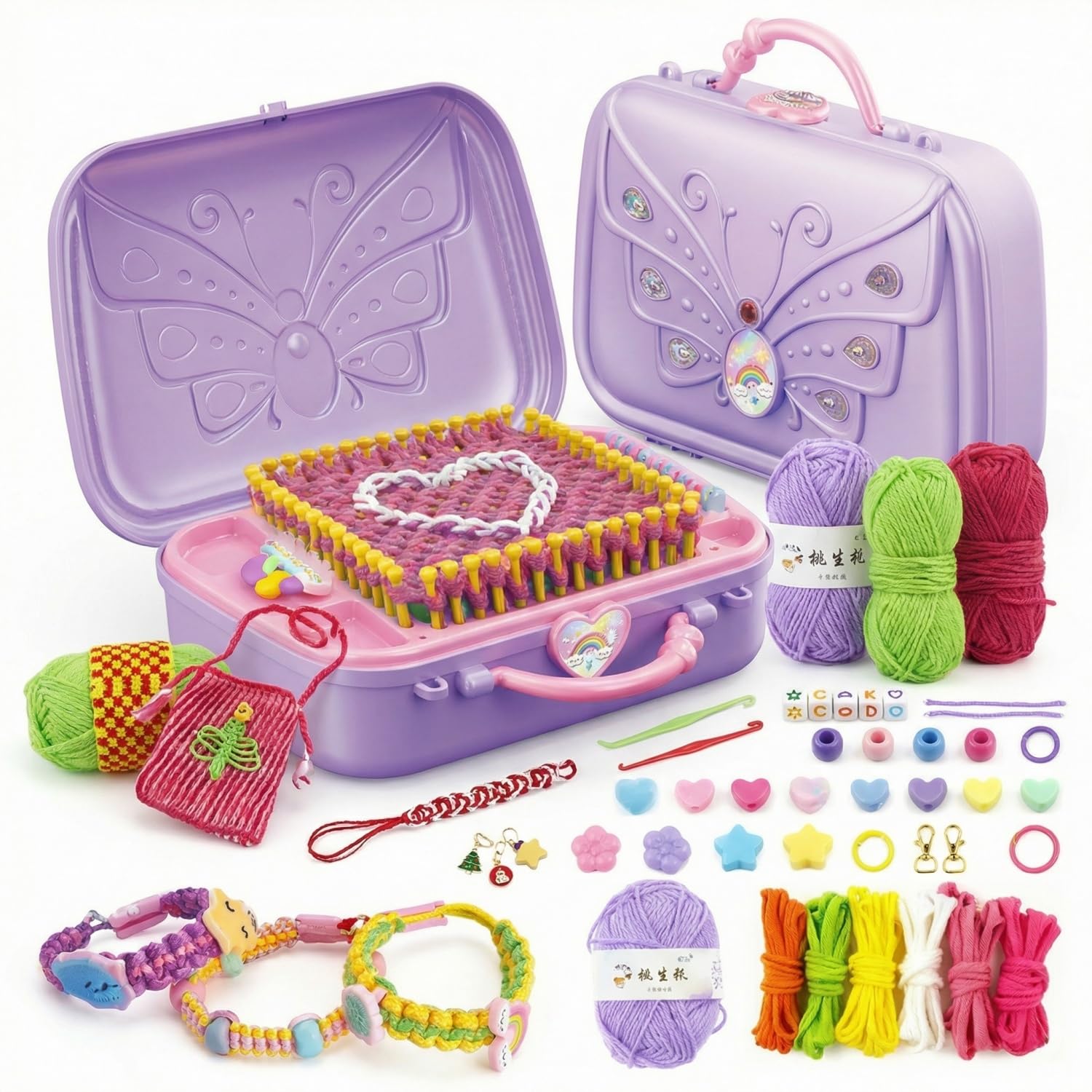 Amazon | 6-in-1 ミサンガ キット 手作り ミサンガ 女の子向けDIY
