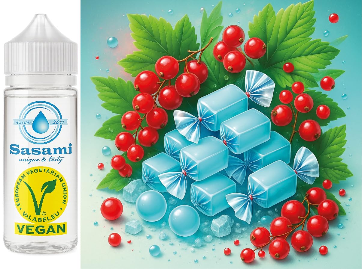 Caramelo helado grosella aroma concentrado - Vegano - Sasami - 100ml