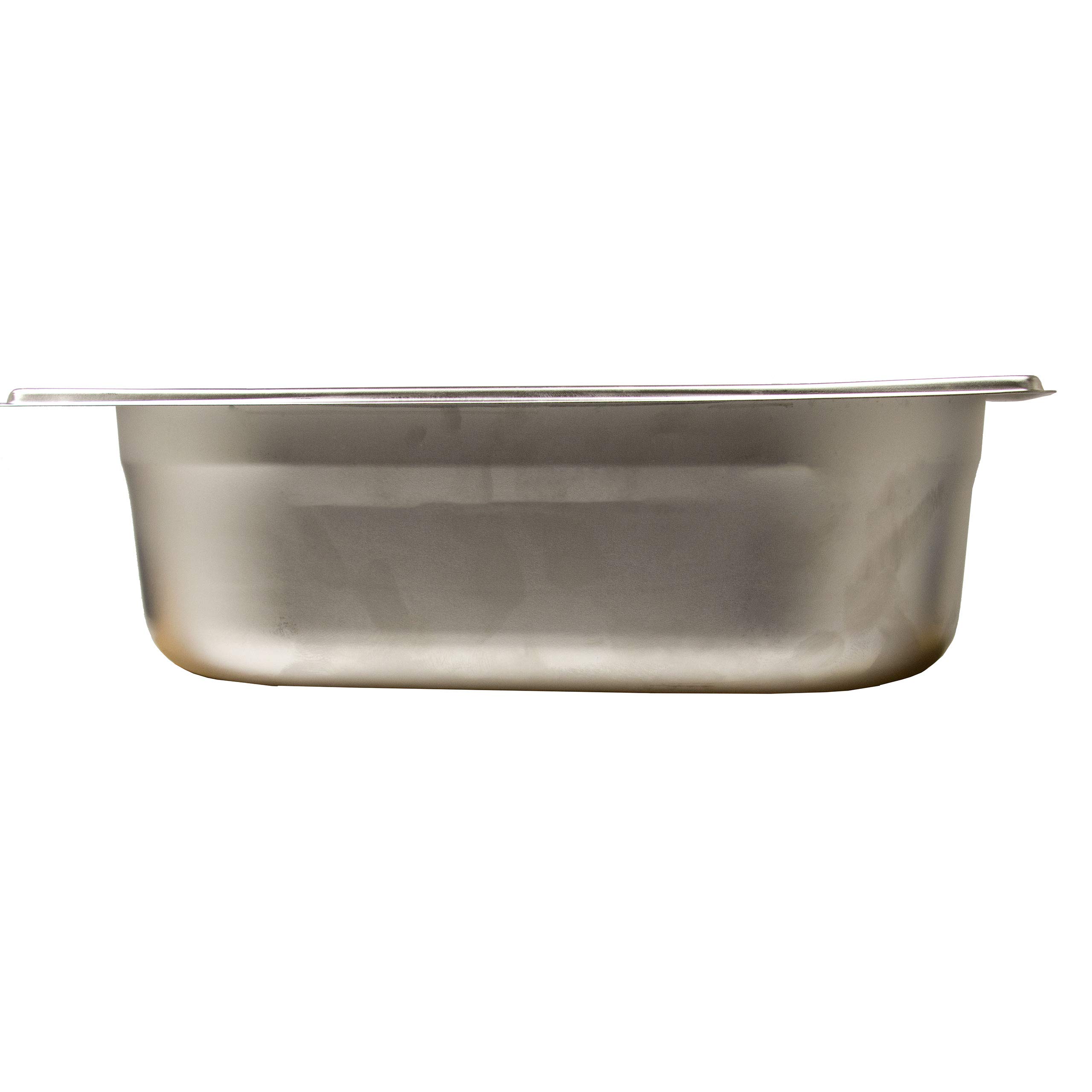Waschbecken 1/1 530mm x 325mm x 100mm, Edelstahl mit einem, Universal Ablaufventil