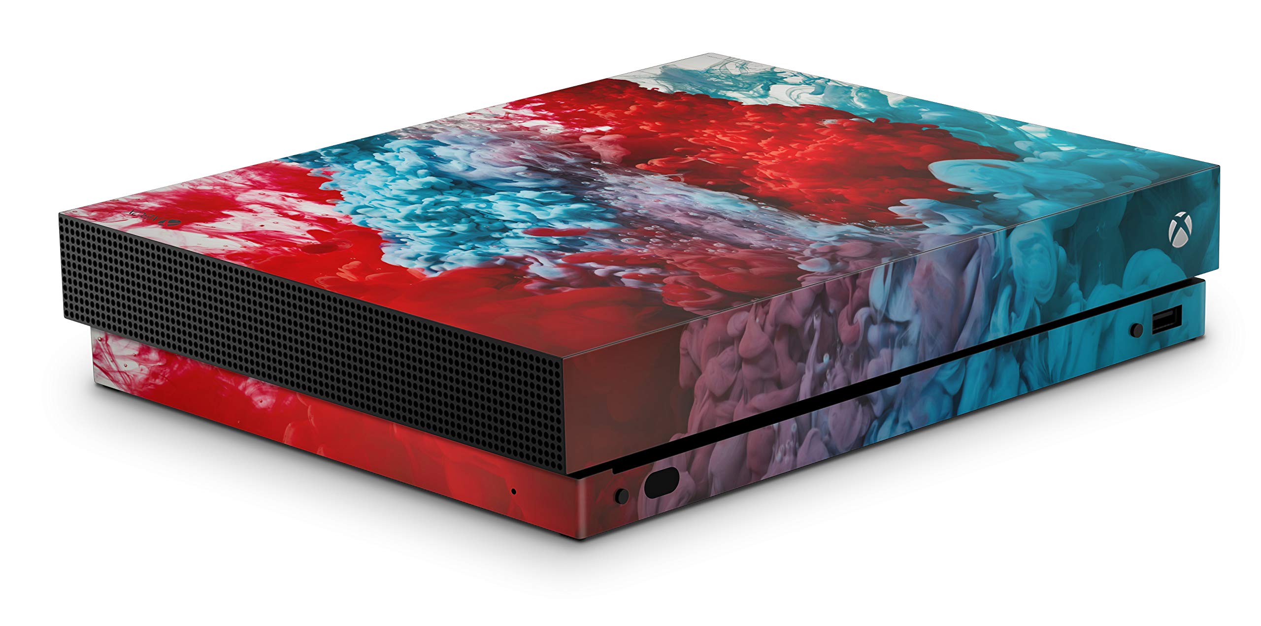 giZmoZ n gadgetZ GNG Skin Adhesivo de Vinilo de Colour Explosion de para la Consola Xbox One X + Set de 2 Skins para los Controladores